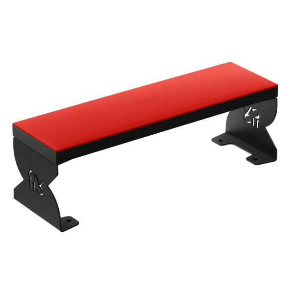 Handauflage COMFORT SHEMAX – Rot mit schwarzen Beinen