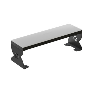 Manicure hand rest SHEMAX Comfort white on black legs professional armrest