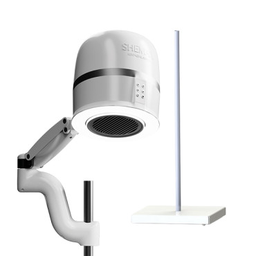 SHEMAX DUO PRO Nail Dust Collector Kit + PROStand Mobile Metal Stand