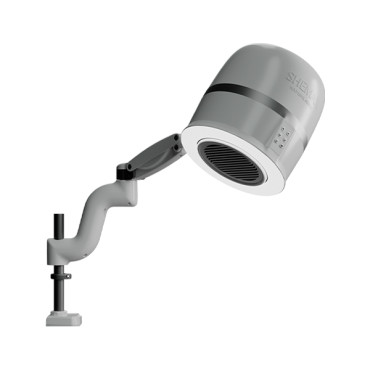 SHEMAX Duo PRO White Nail and Pedicure Dust Collector, 76W, LED Lamp