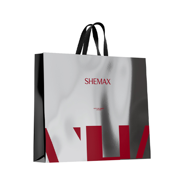 SHEMAX paper bags logo branded shopping bags
