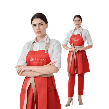 Manicure technician apron SHEMAX Pretty protective salon apron