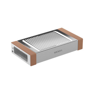 SHEMAX Style PRO Mocha Mousse Nail Dust Collector, 54W, Dual Motor, HEPA Filter