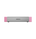 SHEMAX Style PRO Pastel Pink Nail Dust Collector, 54W, Dual Motor, HEPA Filter