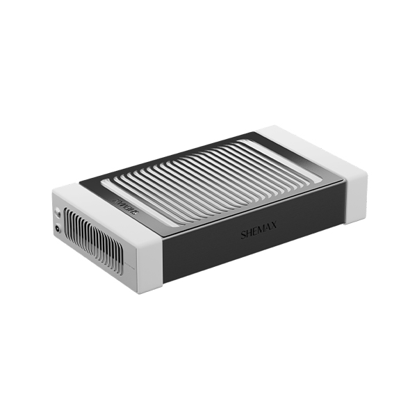 Aspirateur de poussière pour manucure SHEMAX Style PRO Blanc, 54W, double moteur, filtre HEPA